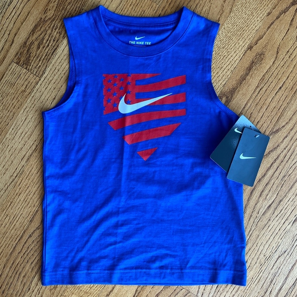Nike tank top, cotton, sz 7